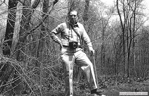 Professor Copeland at the New Jersey Pine Barrens (1957).