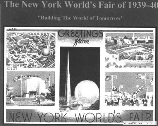 The World's Fair of 1939-1940